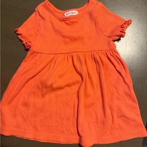 Cat & Jack Vibrant Orange Baby Dress